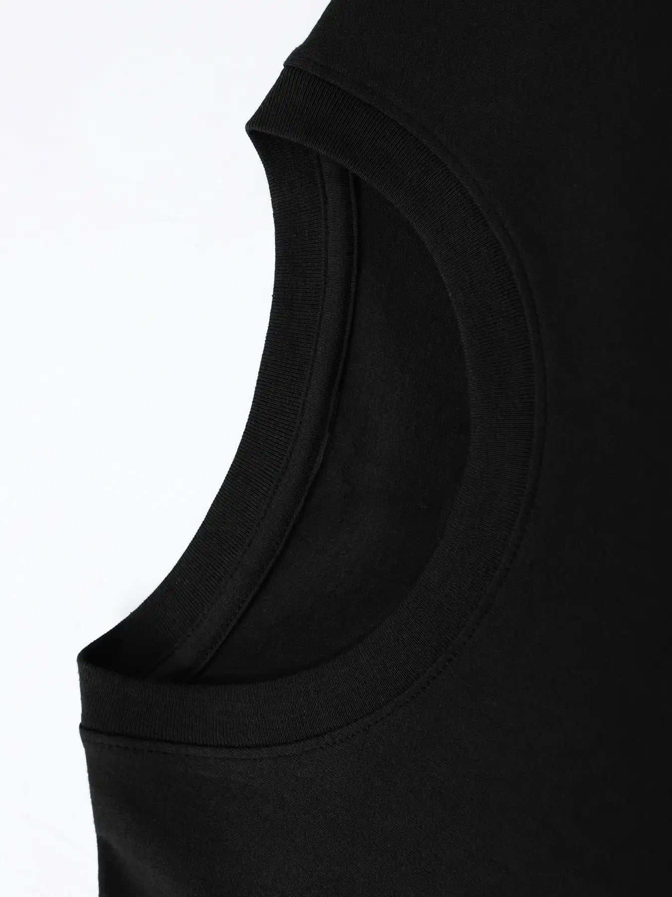 Men's Graphic T-Shirt - Round Neck Short Sleeve – Black Short-Sleeve – view 6
