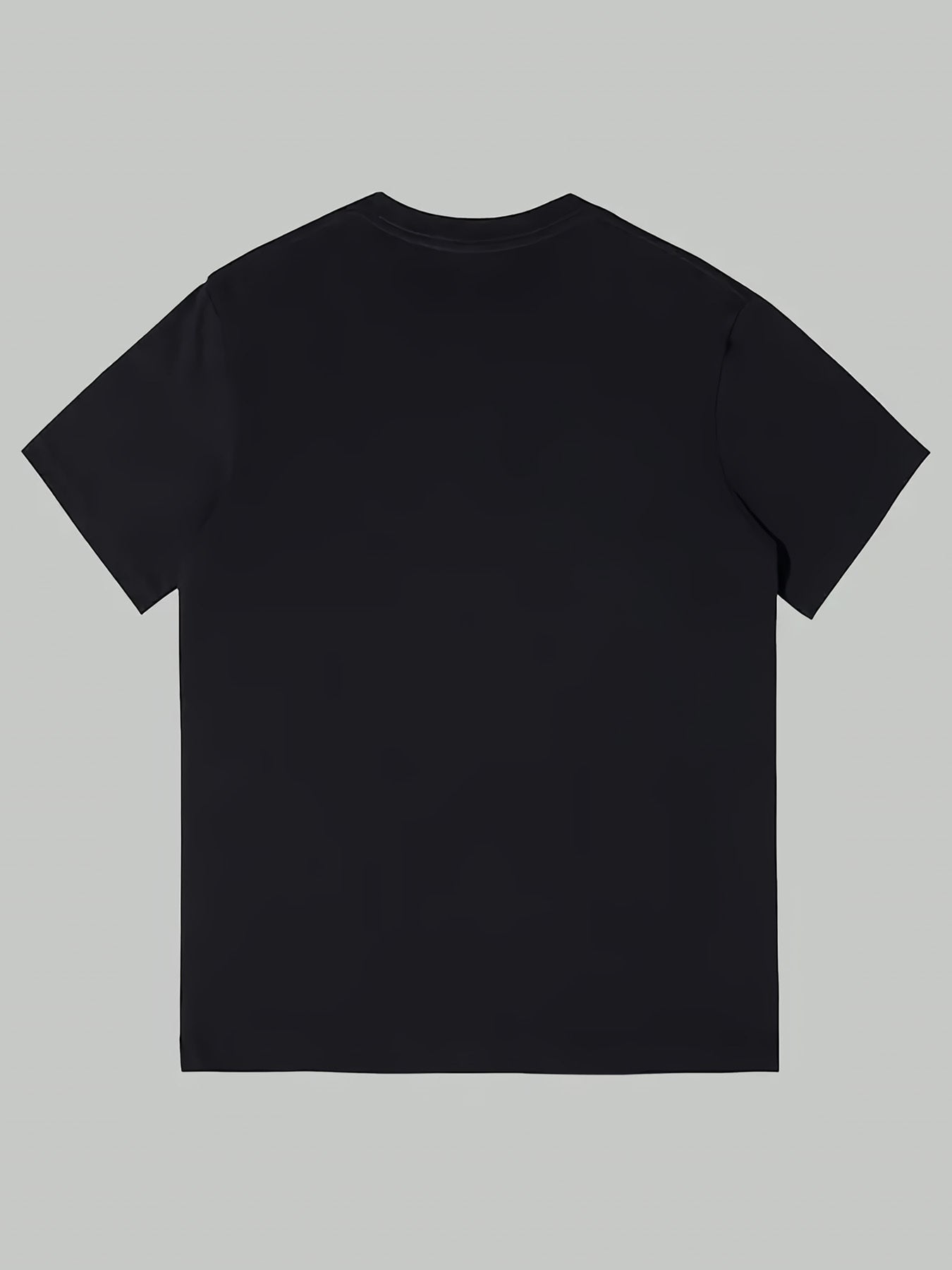 Men's Graphic T-Shirt - Round Neck Short Sleeve – Black / Sizes 1XL–5XL – view 11