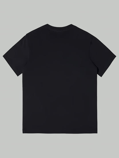 Men's Graphic T-Shirt - Round Neck Short Sleeve – Black / Sizes 1XL–5XL – view 11