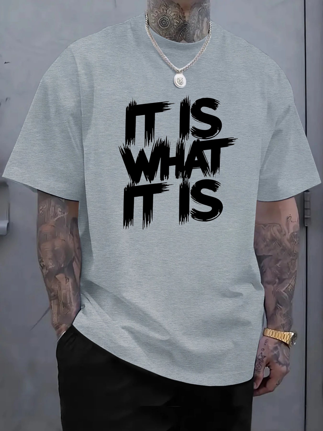 Men's Graphic T-Shirt - Round Neck Short Sleeve – Deep / Shallow – view 2