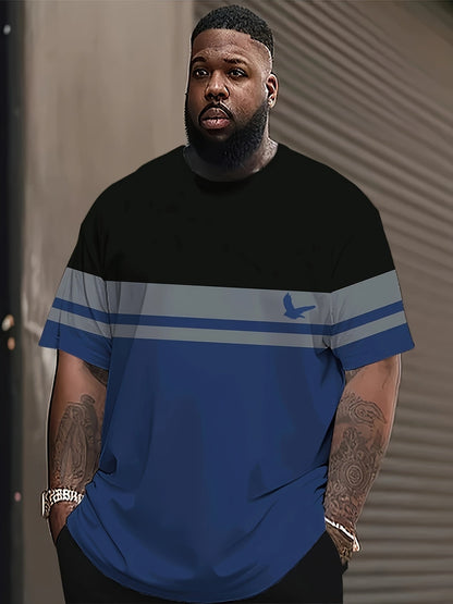 Men's Graphic T-Shirt - Round Neck Short Sleeve – Sizes 2XL–6XL – view 6