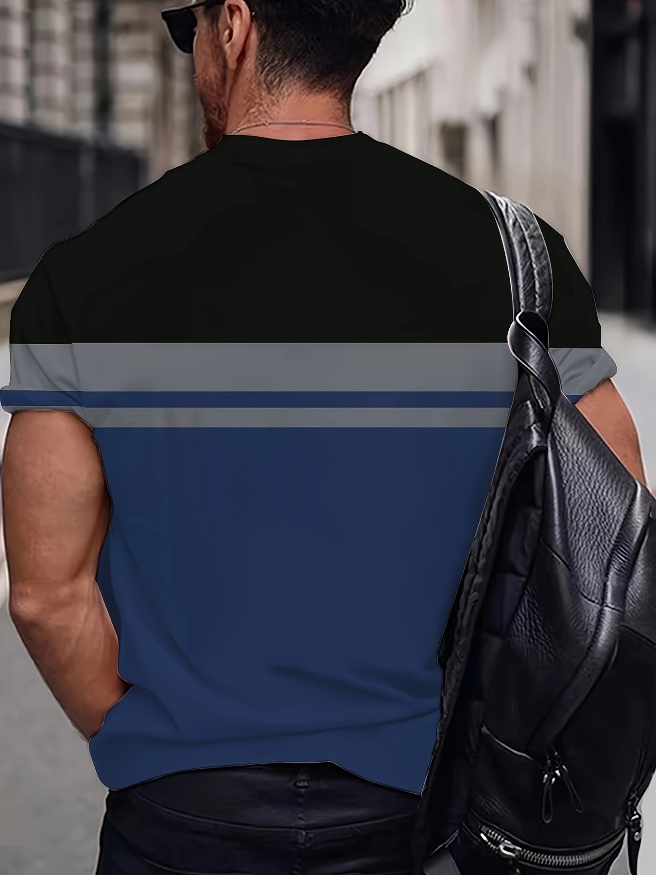 Men's Graphic T-Shirt - Round Neck Short Sleeve – Sizes 2XL–6XL – view 7