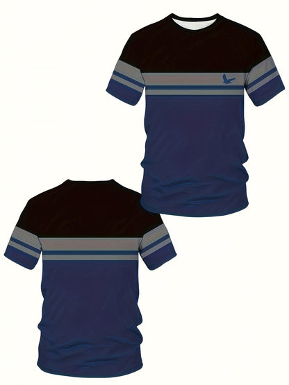 Men's Graphic T-Shirt - Round Neck Short Sleeve – Sizes 2XL–6XL – view 8