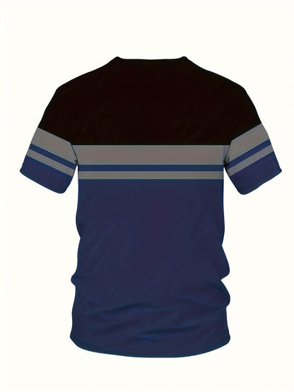 Men's Graphic T-Shirt - Round Neck Short Sleeve – Sizes 2XL–6XL – view 9