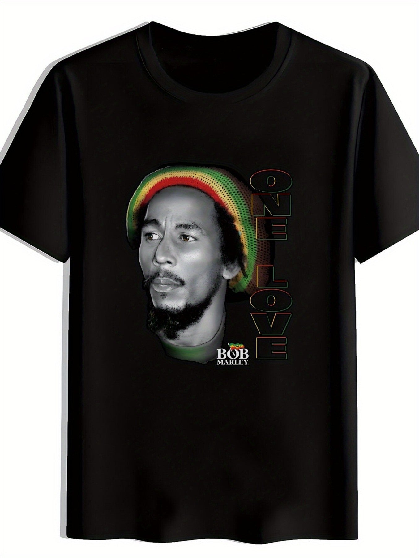 Men's Graphic T-Shirt - Round Neck Short Sleeve – Sizes XXL – Black option – main product image