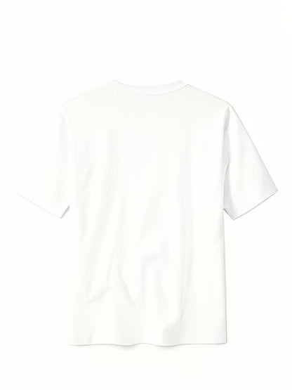 Men's Graphic T-Shirt - Round Neck Short Sleeve Streetwear – 3-Color Selection – view 5