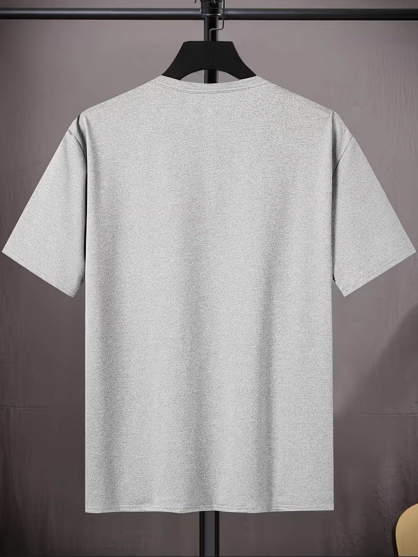 Men's Graphic T-Shirt - Round Neck Short Sleeve Streetwear – 3-Color Selection – view 11