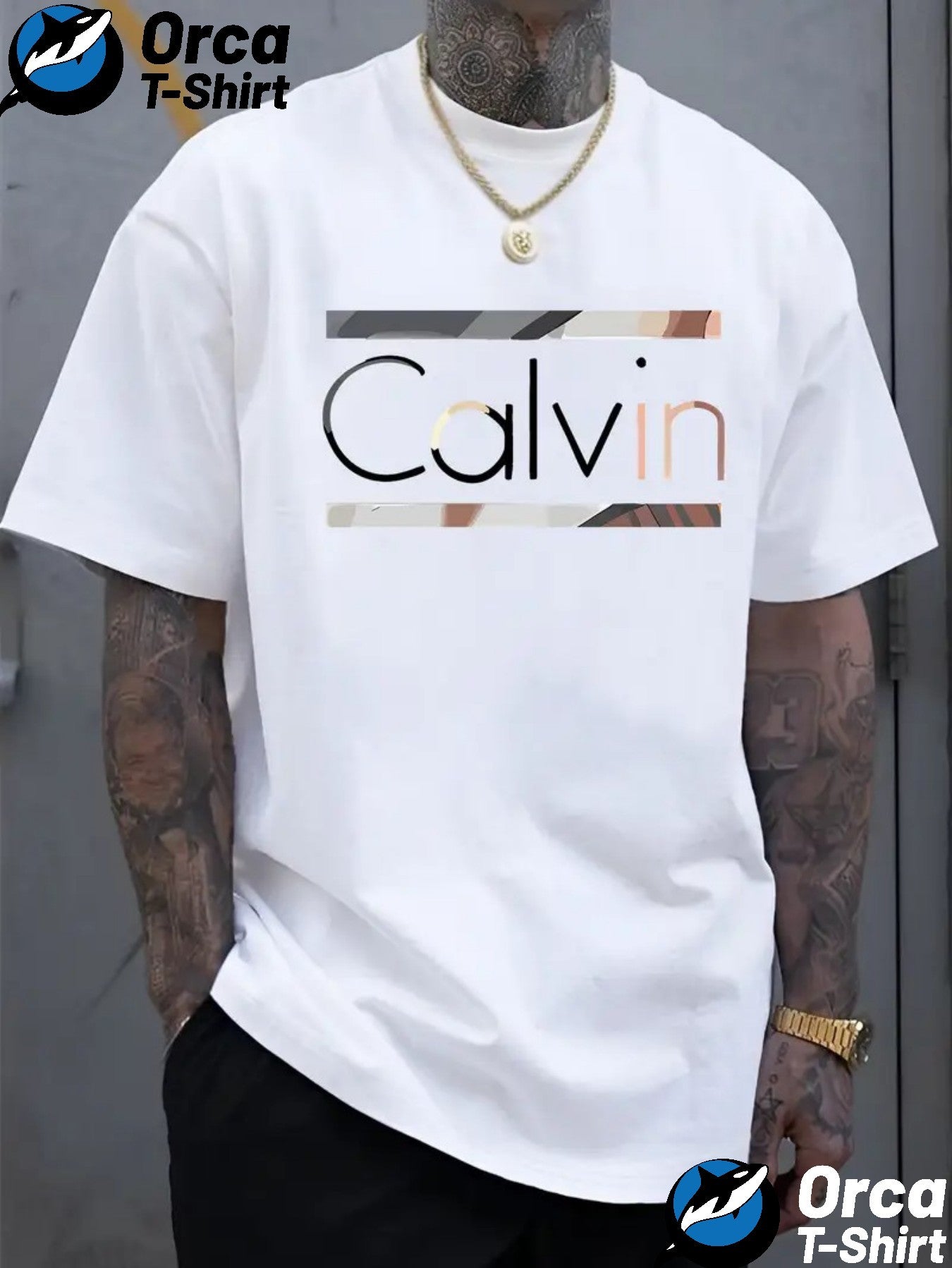 Men's Graphic T-Shirt - Round Neck Short Sleeve Streetwear Style – view 10