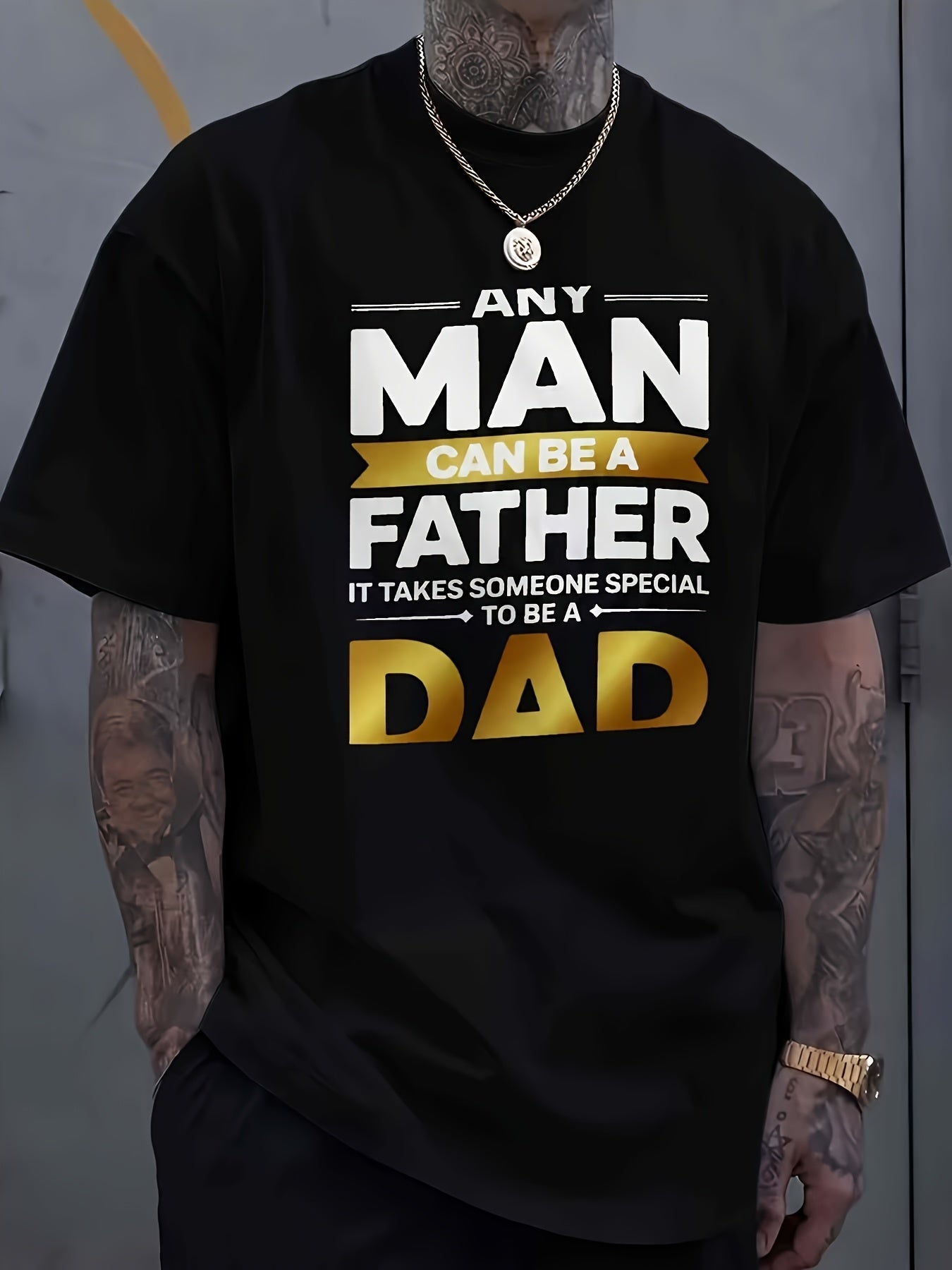 Men's Graphic T-Shirt - Round Neck Short Sleeve – White Printed Jeans – main product image