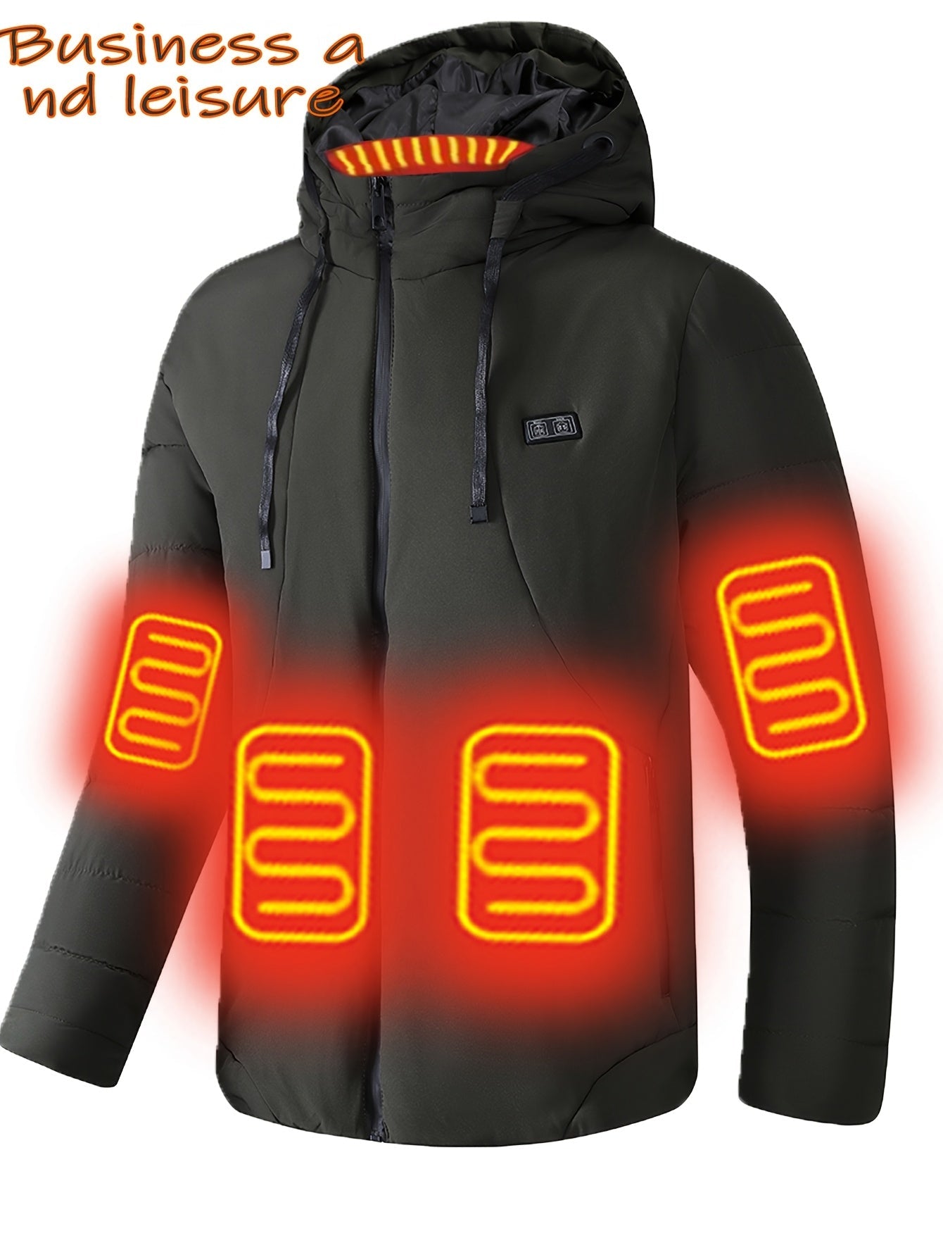 Men's Heated Button-Front Jacket – view 7