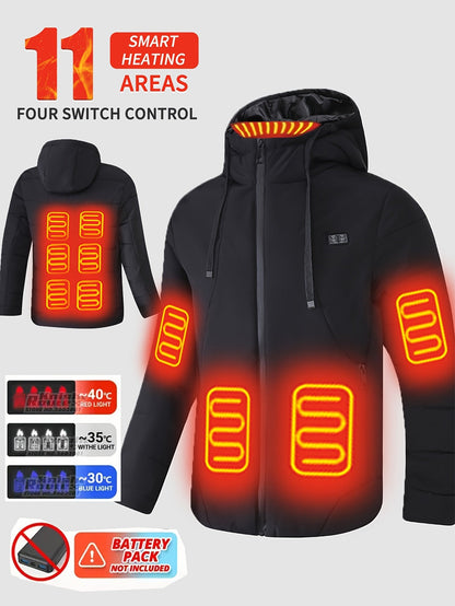 Men's Heated Button-Front Jacket – view 10