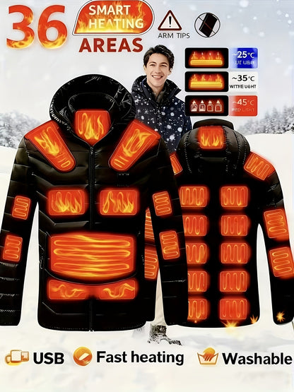Men's Heated Pullover Coat – view 7