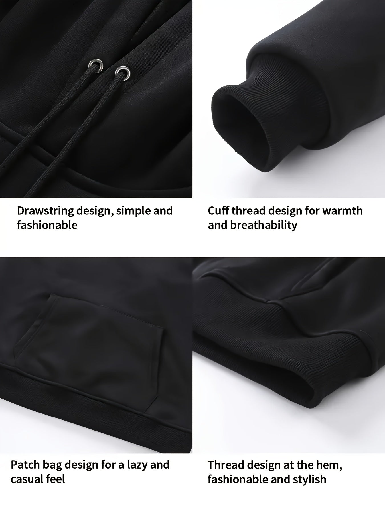 Men's Heated Pullover Hoodie – view 7