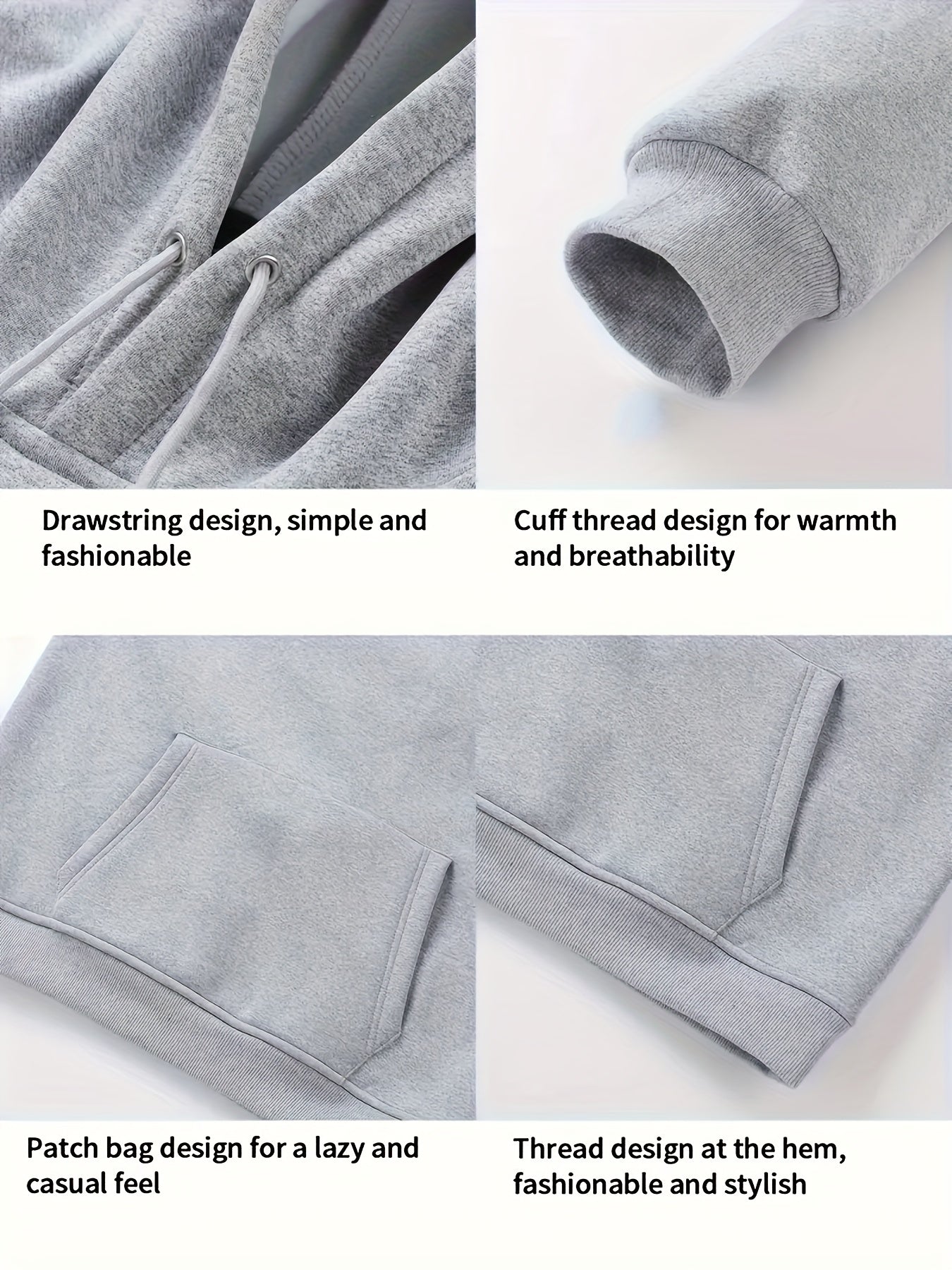 Men's Heated Pullover Hoodie – view 8