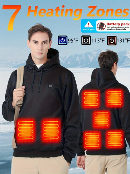 Men's Heated Pullover Hoodie – view 10