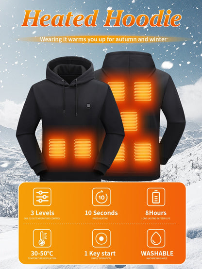 Men's Heated Pullover Hoodie – view 11