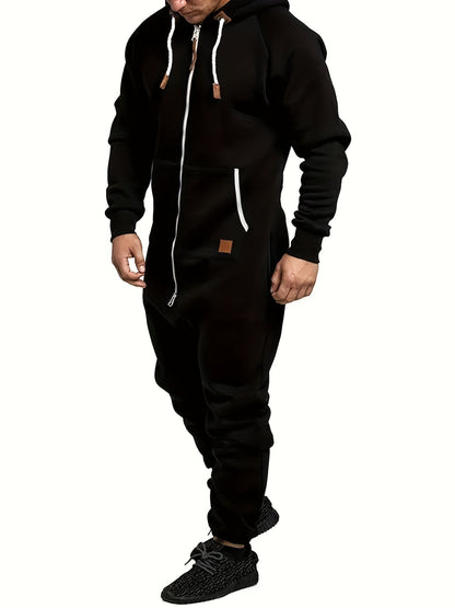 Men's Hooded Coveralls - Full-Zip One-Piece Design – Sizes 0XL–5XL – view 6