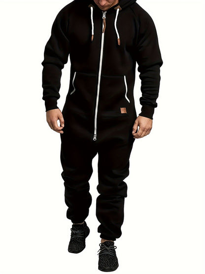 Men's Hooded Coveralls - Full-Zip One-Piece Design – Sizes 0XL–5XL – view 10