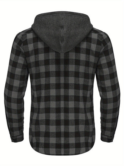 Men's Hoodie - Long Sleeve Button-Front – view 7