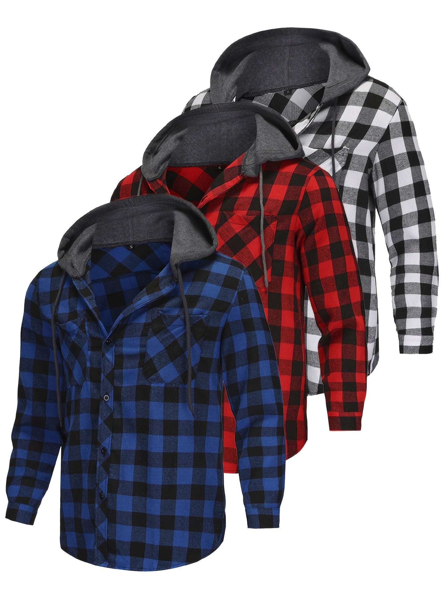 Men's Hoodie - Long Sleeve Button-Front – view 13