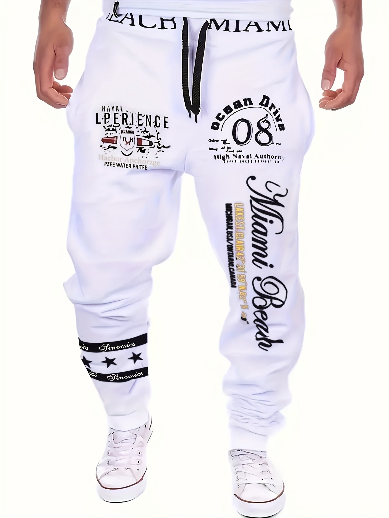 Men's Jogger Pants - Drawstring Waist Relaxed Fit – view 9