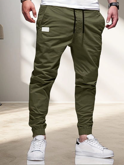 Men's Jogger Pants - Drawstring Waist With Pockets – Mixed colors – view 5