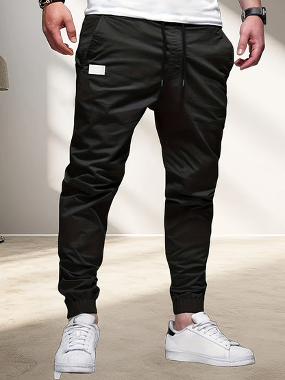 Men's Jogger Pants - Drawstring Waist With Pockets – Mixed colors – view 6