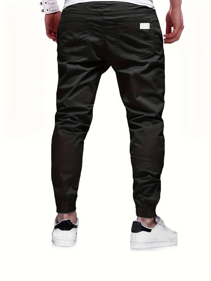 Men's Jogger Pants - Drawstring Waist With Pockets – Mixed colors – view 7