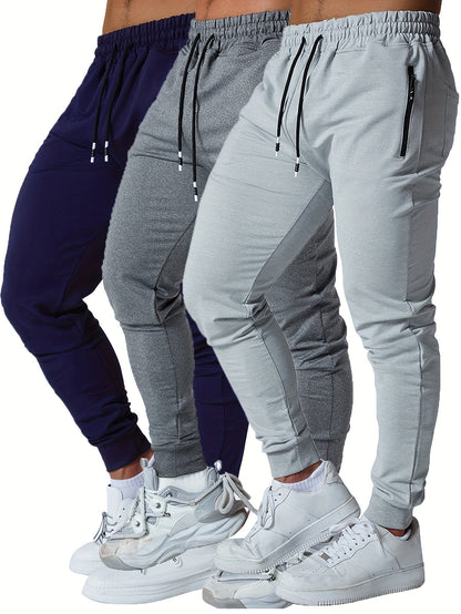 Men's Jogger Pants - Slim Fit With Pockets – Black option – view 7
