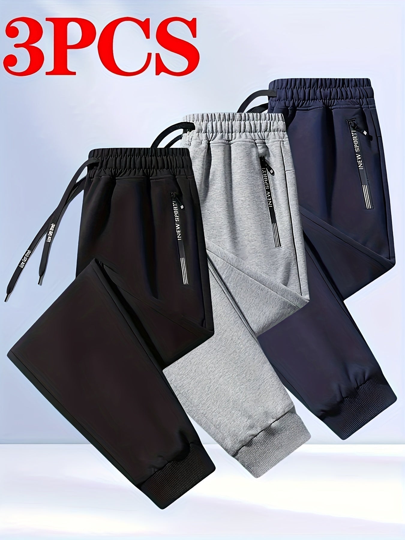 Men's Jogger Pants - Stretch Comfort – Sizes S–XXXL – Black option – view 2