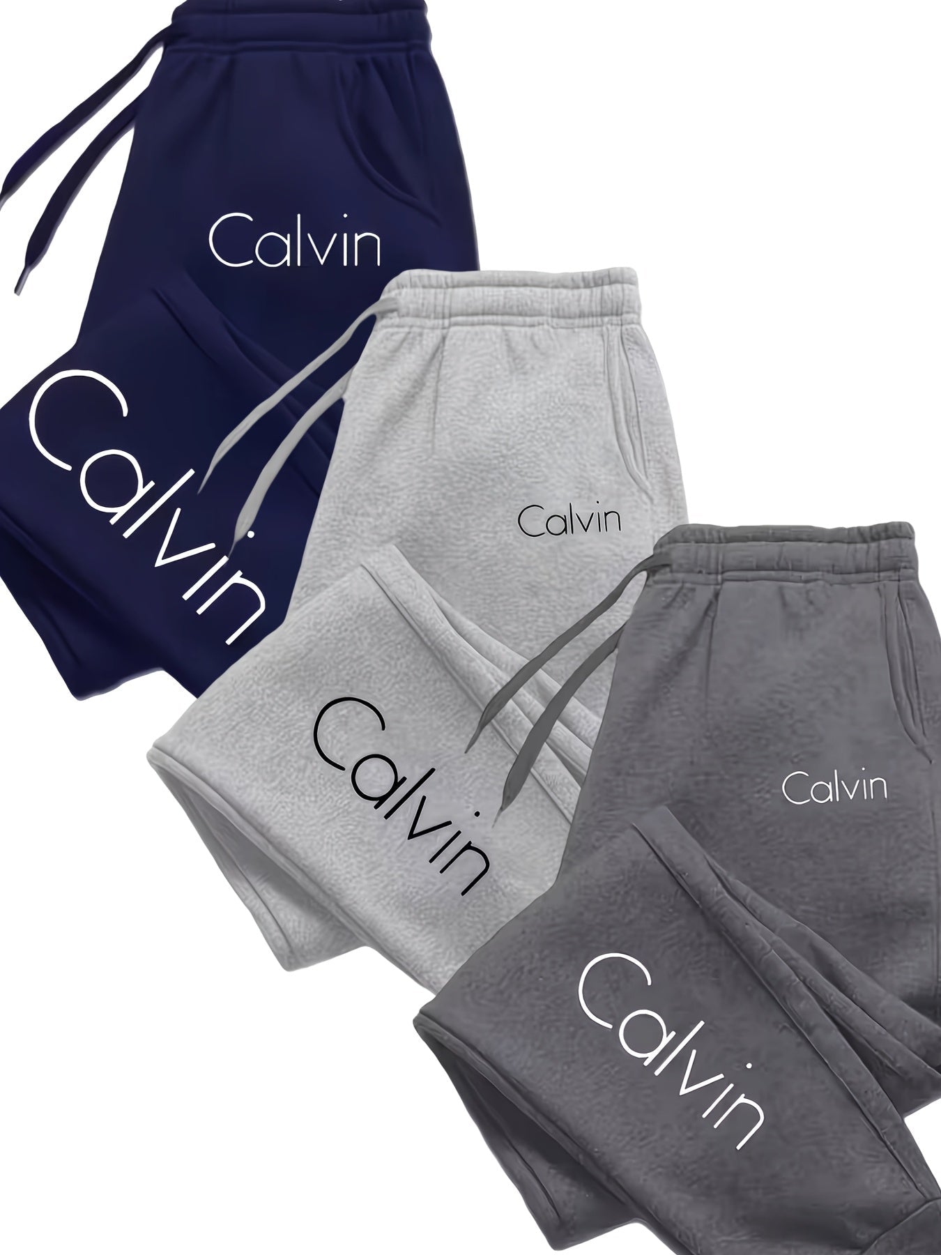 Men's Jogger Pants - Stretch – Random Polyester – view 4