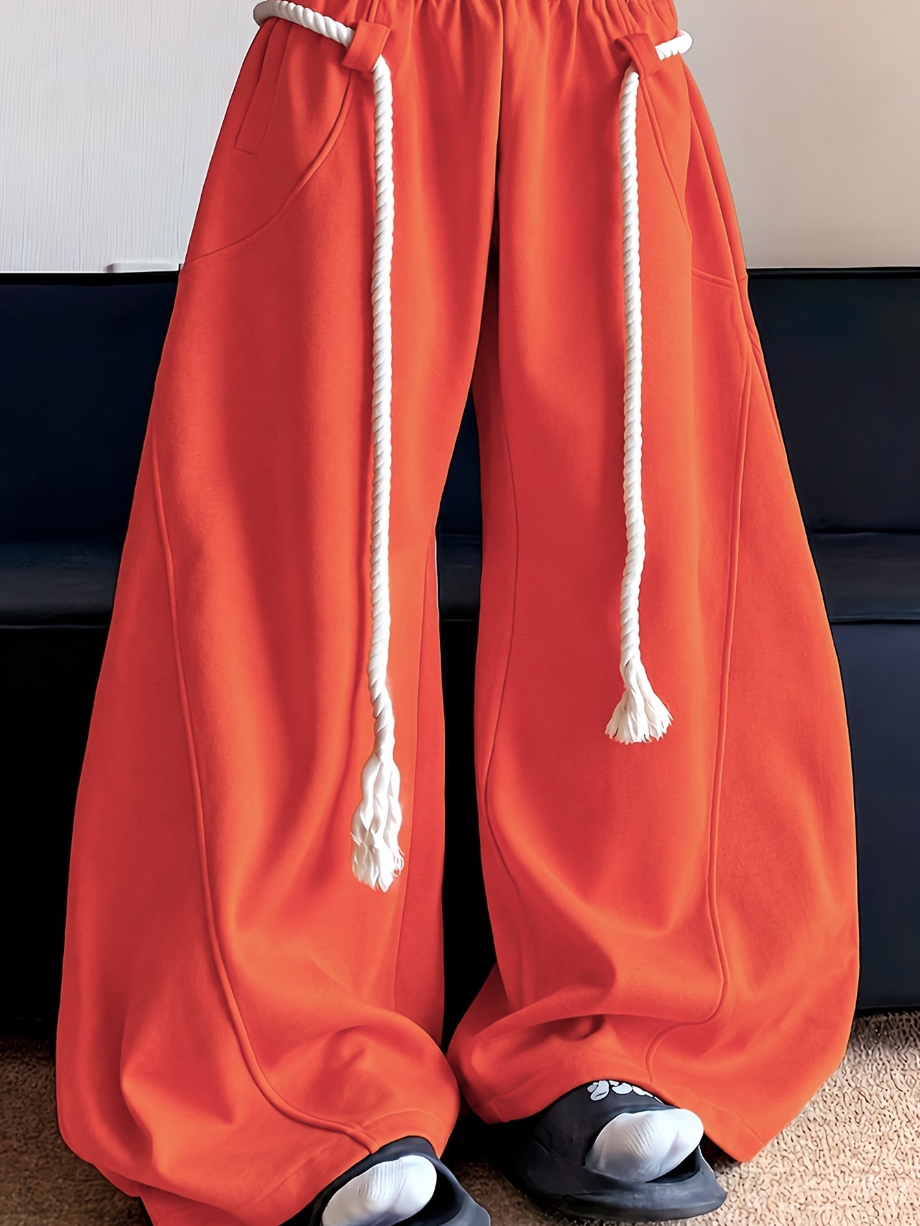 Men's Jogger Pants - Stretch With Pockets – Wide Leg – view 7