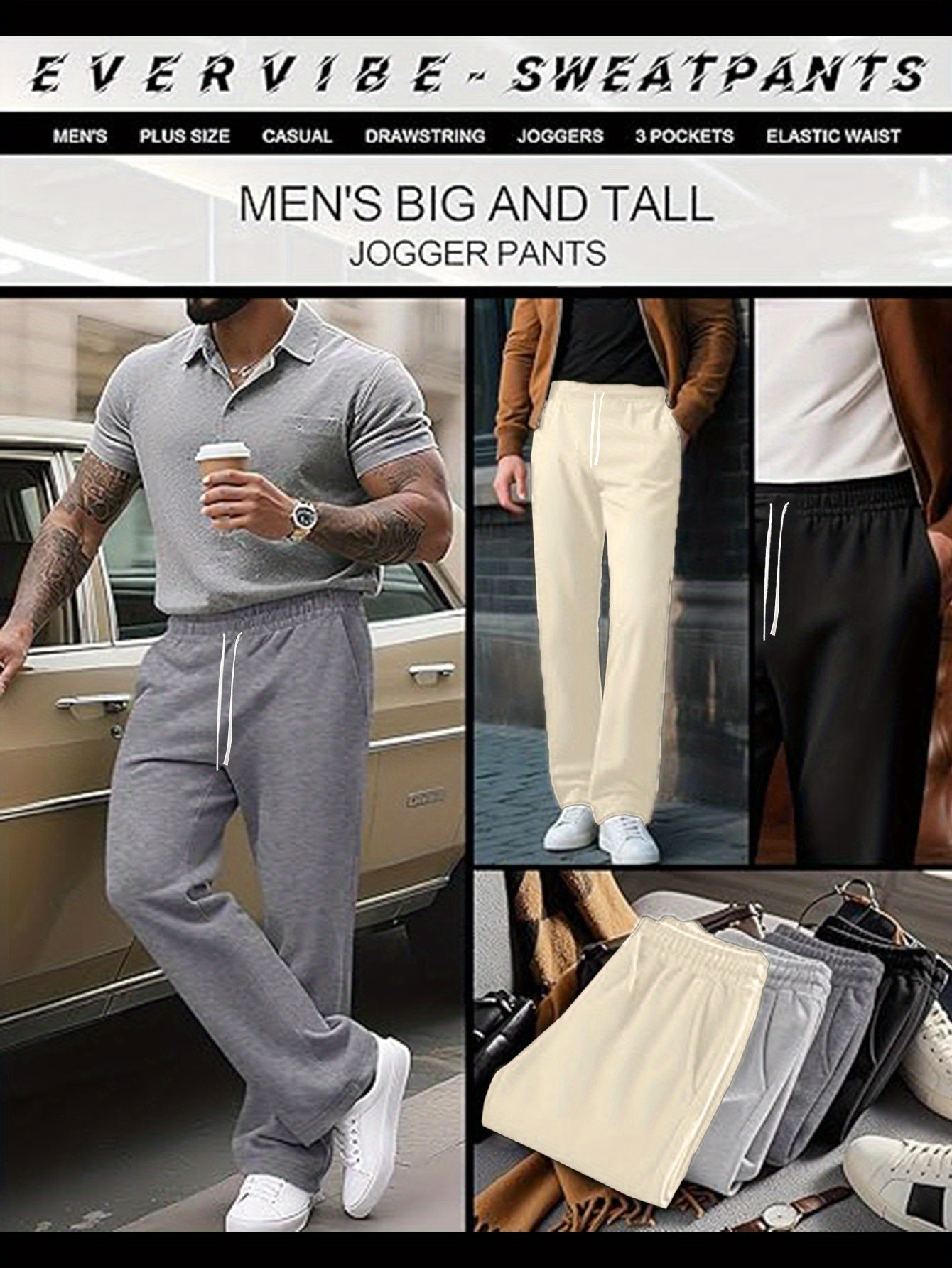 Men's Jogger Pants - Stretch With Pockets Workwear – view 11