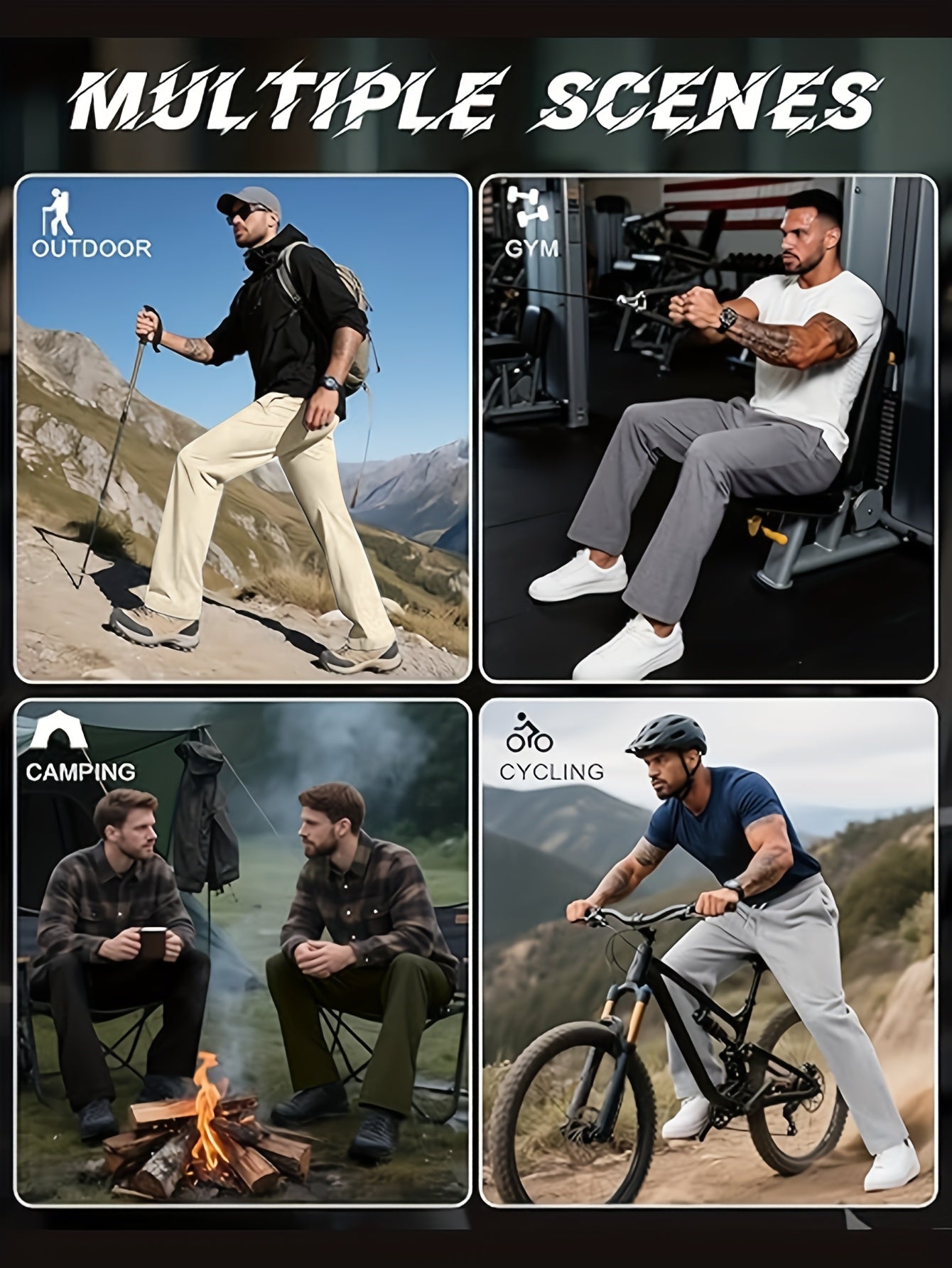 Men's Jogger Pants - Stretch With Pockets Workwear – view 12