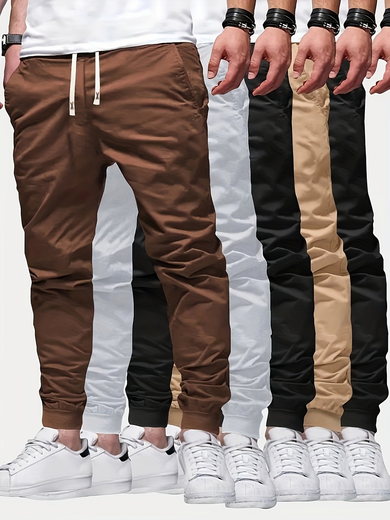 Men's Jogger Pants - Stretch With Pockets Workwear Style – view 8