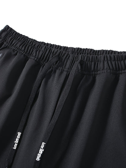Men's Joggers – Men's Black+light Grey+dark Blue Pants – view 5