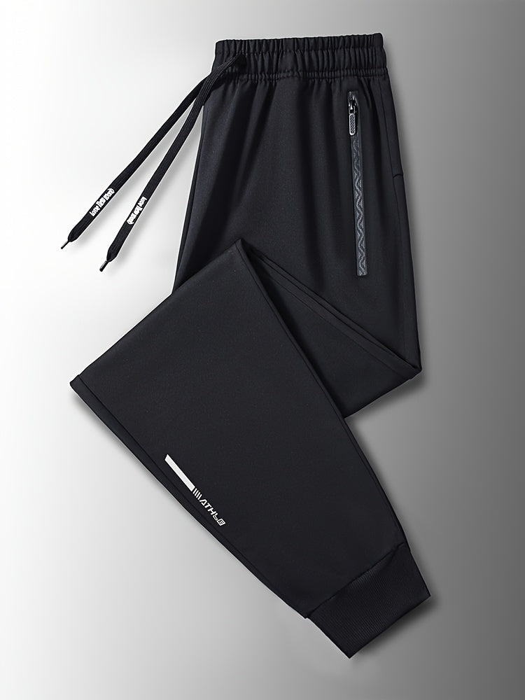 Men's Joggers – Men's Black+light Grey+dark Blue Pants – view 10