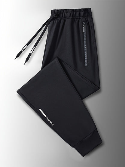 Men's Joggers – Men's Black+light Grey+dark Blue Pants – view 10