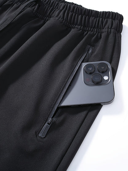 Men's Joggers – Men's Black+light Grey+dark Blue Pants – view 13