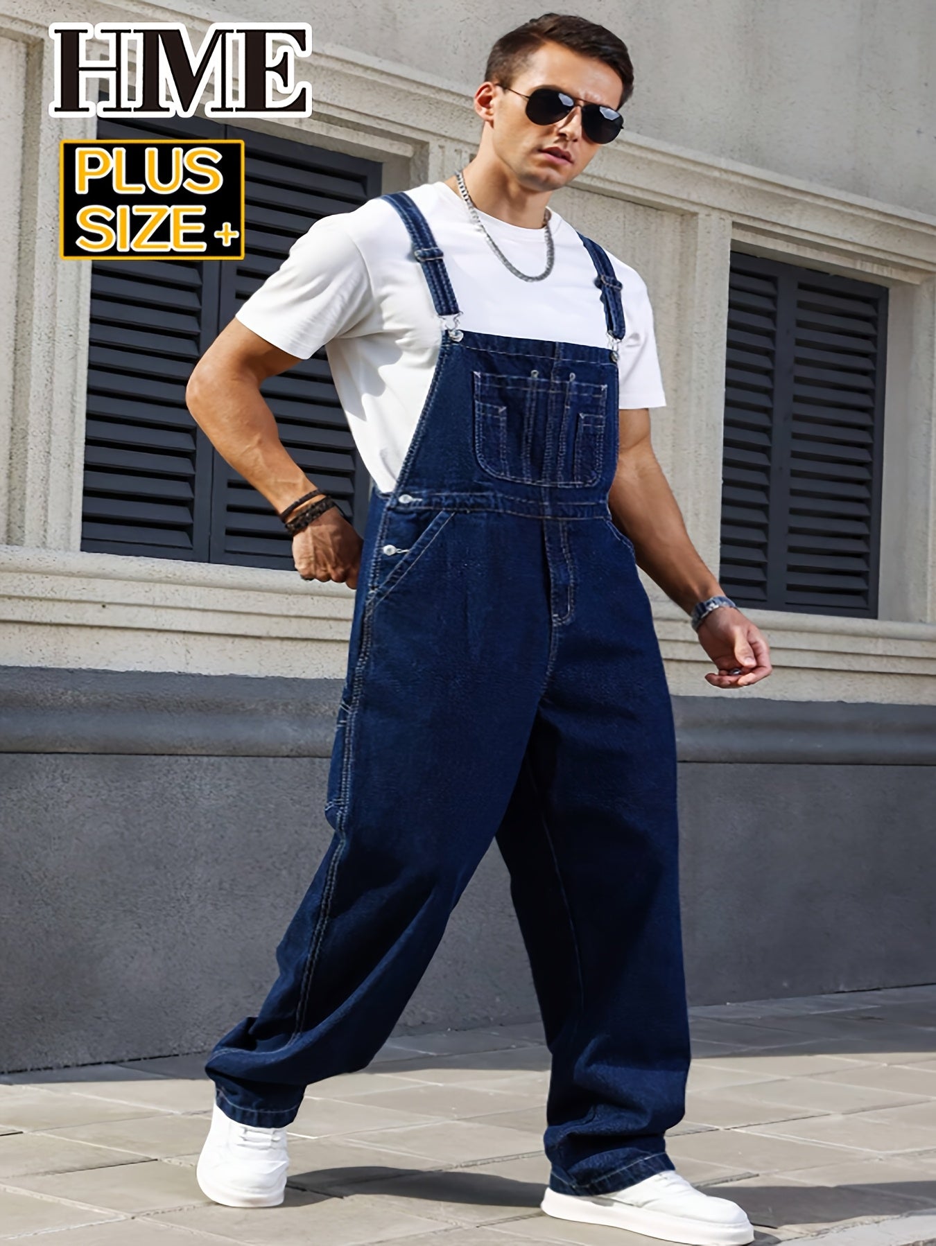 Men's Jumpsuit - Denim-Look – view 2