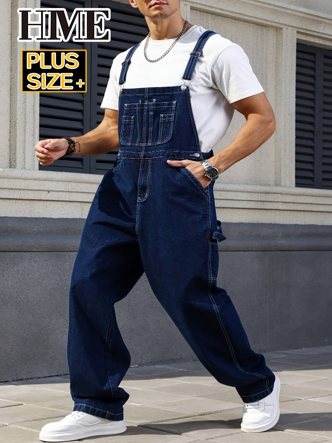 Men's Jumpsuit - Denim-Look – view 4