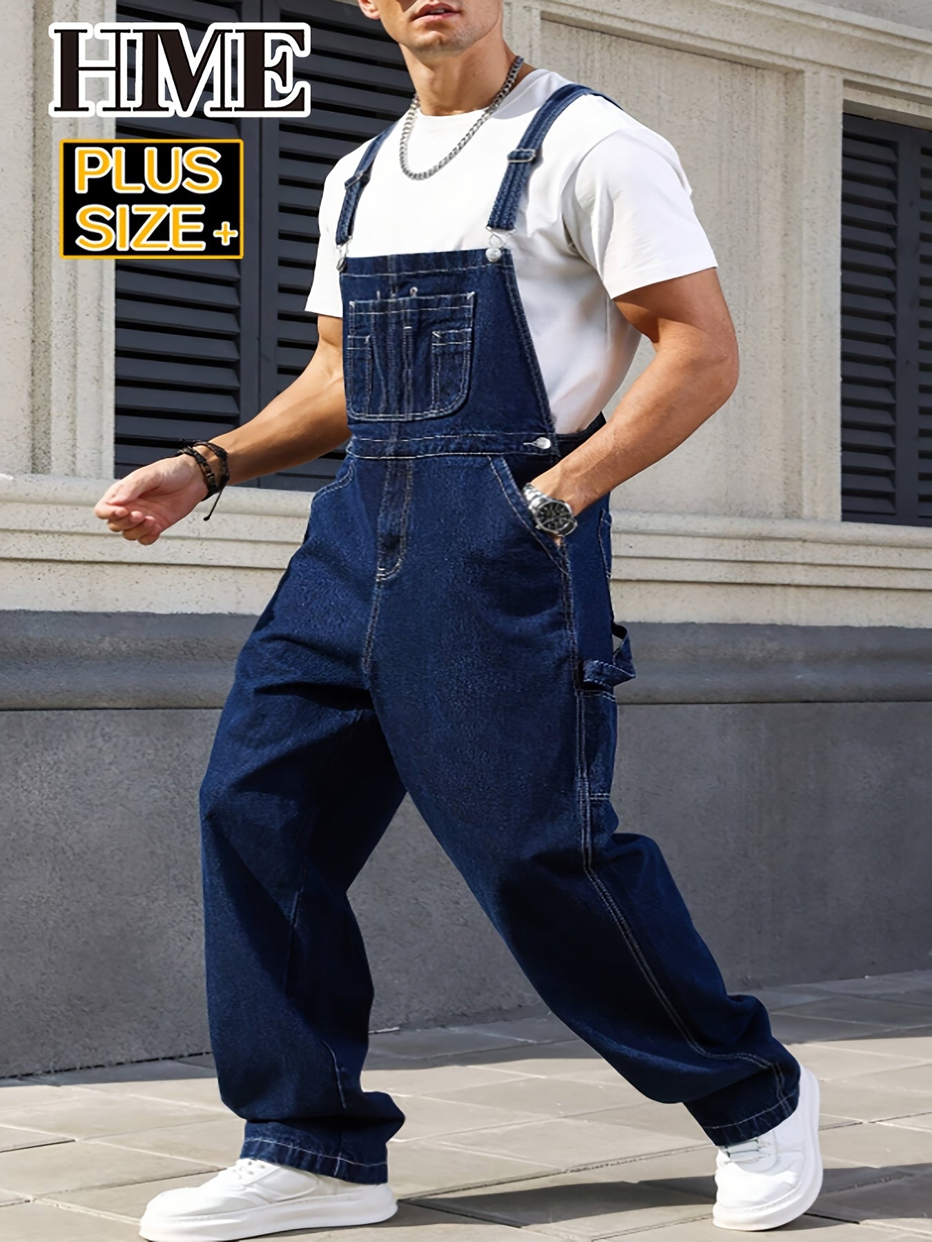 Men's Jumpsuit - Denim-Look – view 8