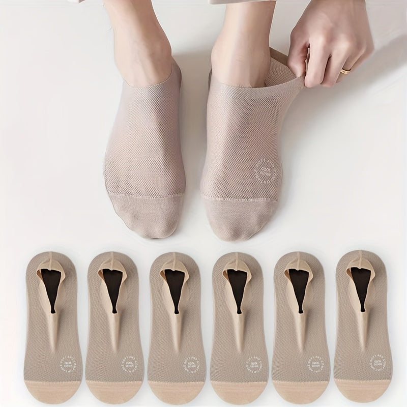 Men's Lace Detail Ankle Socks - 6-Pair Pack – view 3