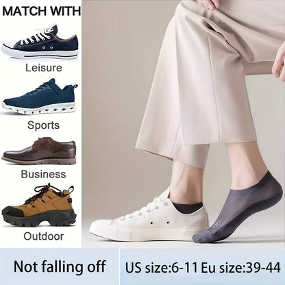 Men's Lace Detail Ankle Socks - 6-Pair Pack – view 4