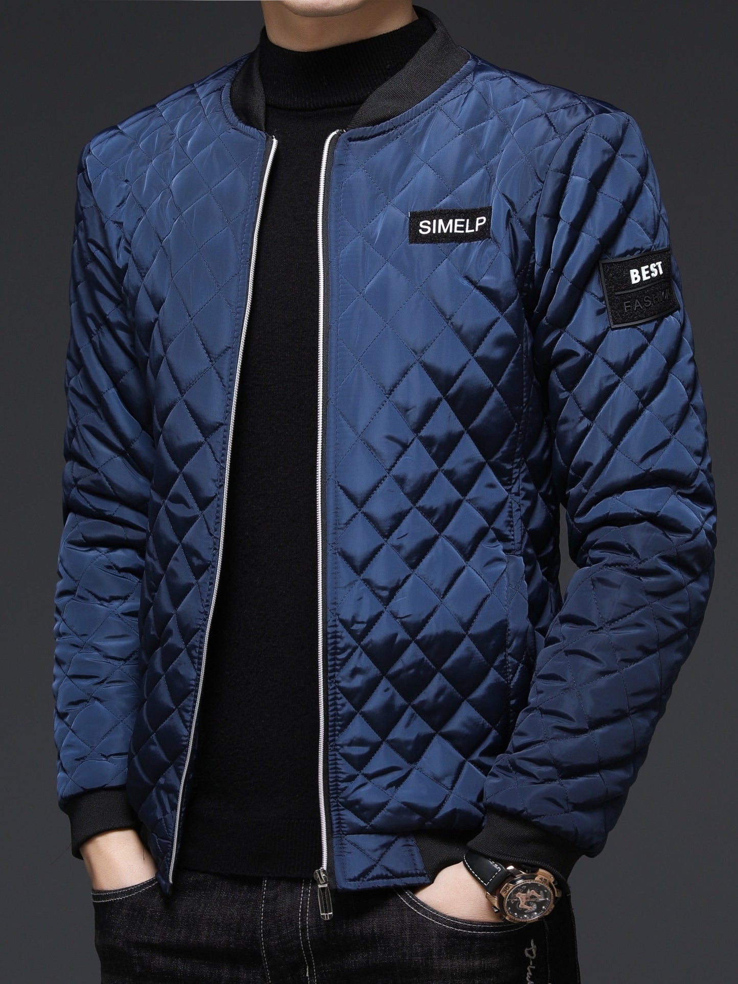 Men's Lightweight Graphic Zip-Up Jacket – view 3