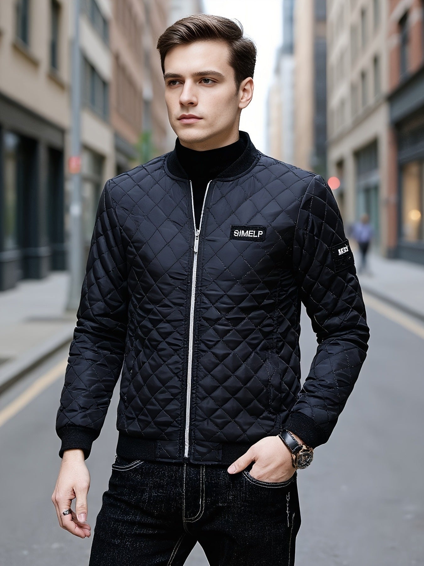 Men's Lightweight Graphic Zip-Up Jacket – view 5