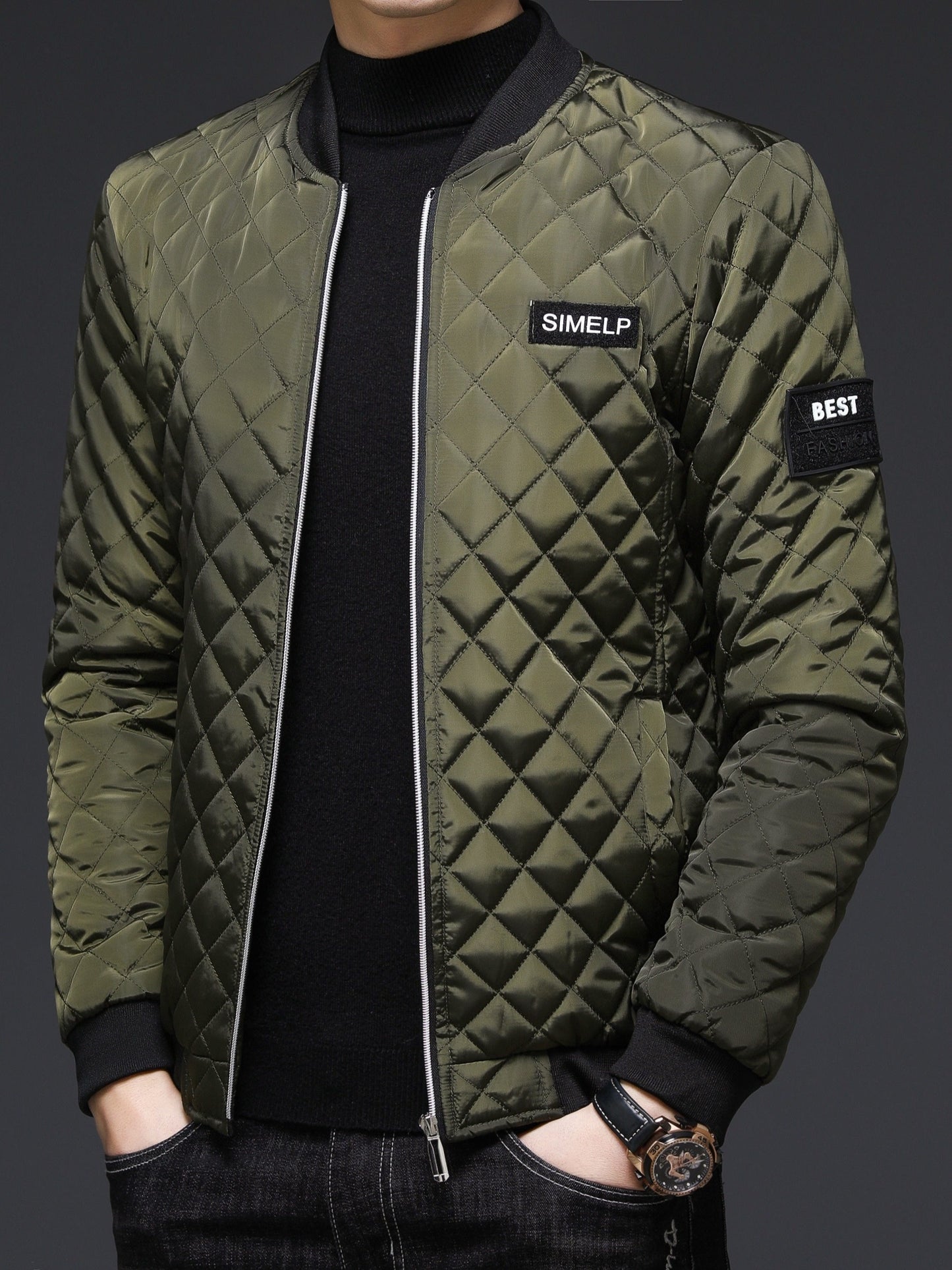 Men's Lightweight Graphic Zip-Up Jacket – view 9