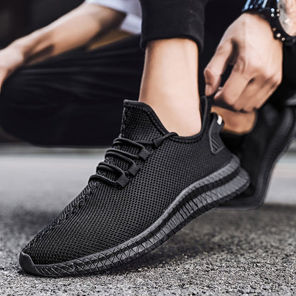 Men's Lightweight Low-Top Sports Shoes - Breathable Fabric and Rubber Sole – view 5