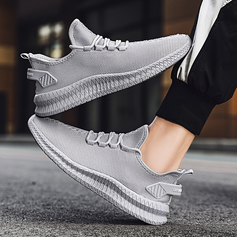Men's Lightweight Low-Top Sports Shoes - Breathable Fabric and Rubber Sole – view 6