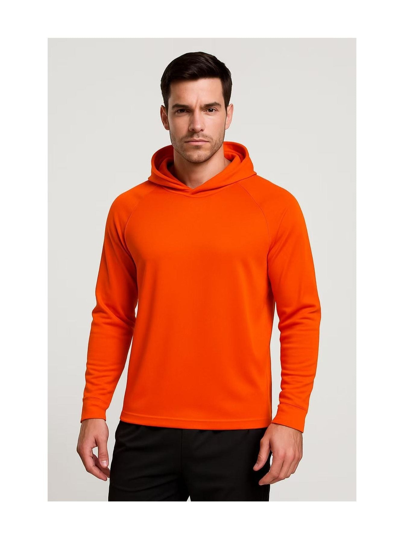 Men's Lightweight Pullover Hoodie detail view
